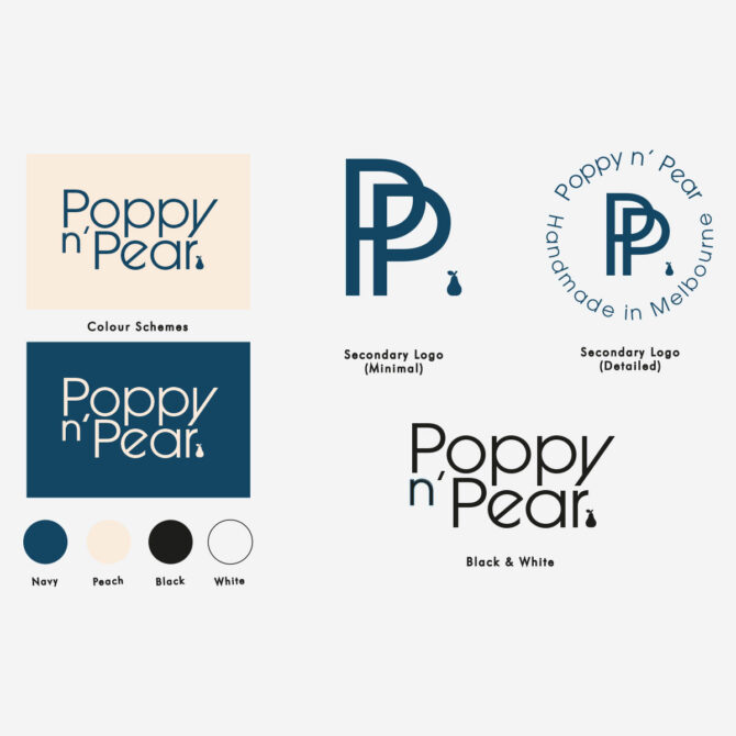 poppynpear-branding